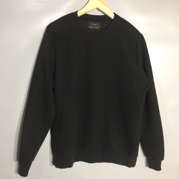 Zara Other - Zara men’s puff textured scull design swea…